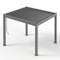 Louvered Pergola Built for Year-Round Use, Adjustable Roof, Aluminum Frame, Integrated Drainage System